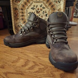 Timberland Women's Dark Brown Lace Up Boots